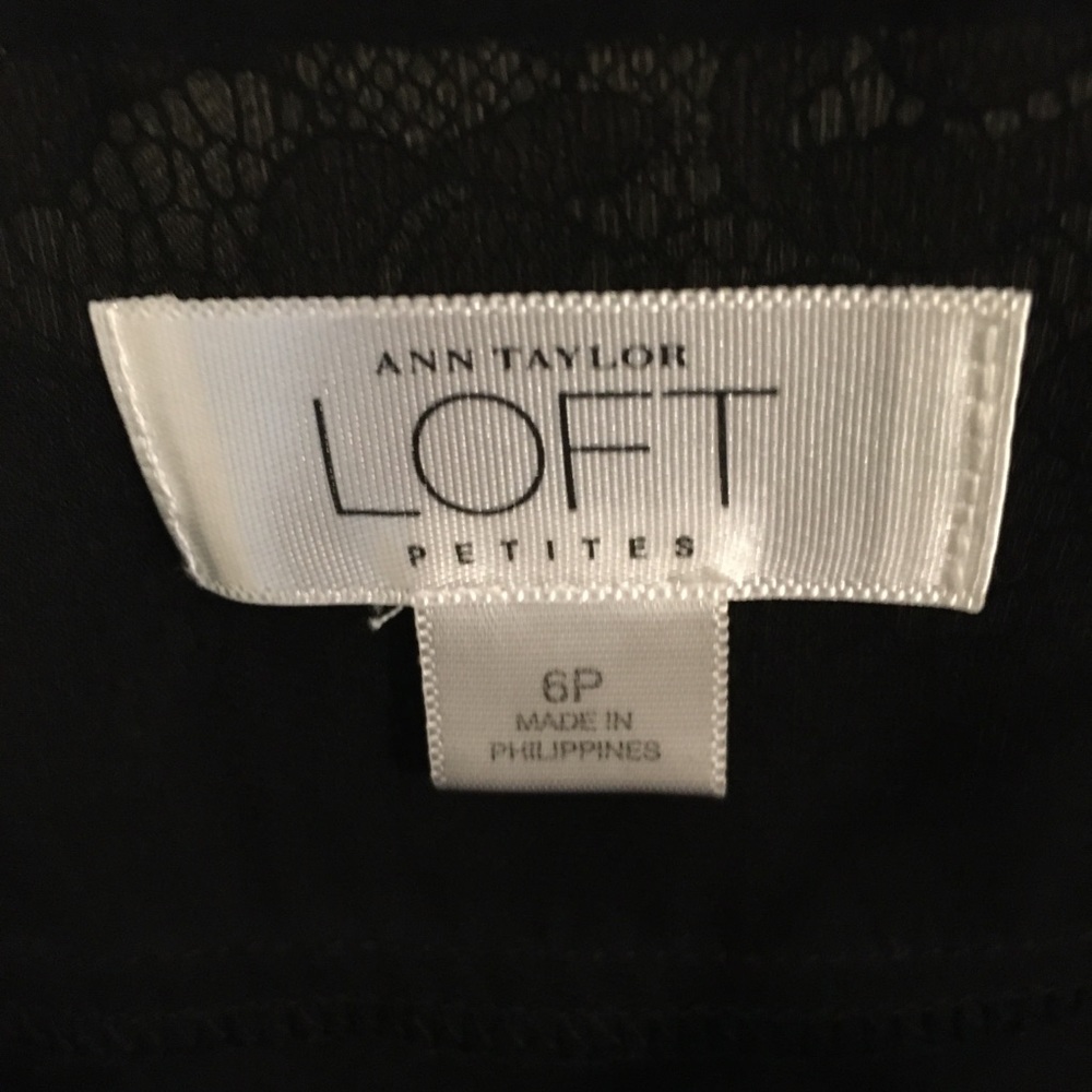 4. Ann Taylor LOFT lacy tank - Picture 4 of 5